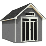 Handy Home Tribeca 10 ft. x 12 ft. Wood Storage Shed with Floor