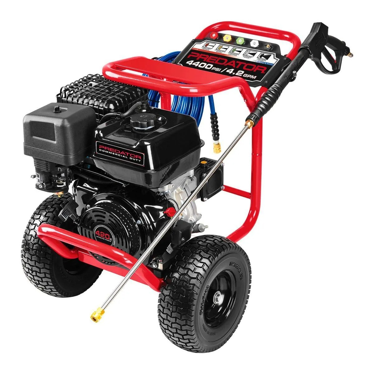 Arvalenti-product-22317-image-1.png PREDATOR 4400 PSI, 4.2 GPM, 13 HP (420cc) Commercial-Duty Pressure Washer, CARB - Image 1