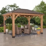 Backyard Discovery Cordova 14×10 Cedar Gazebo
