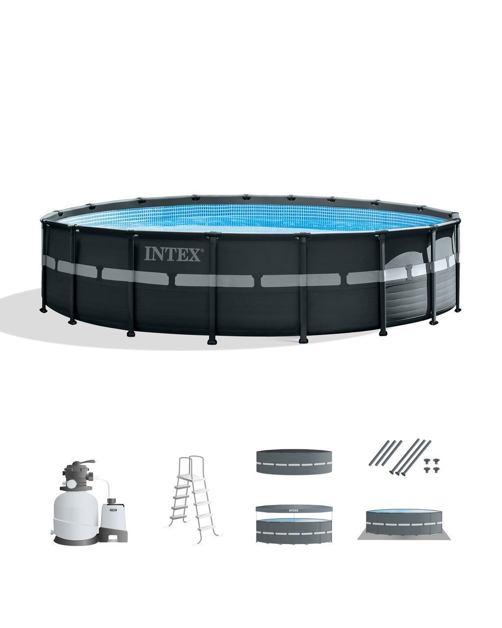Arvalenti-product-22445-image-1.jpg Intex Ultra XTR 18 ft. x 52 in. Above Ground Pool with Sand Filter Pump - Image 1