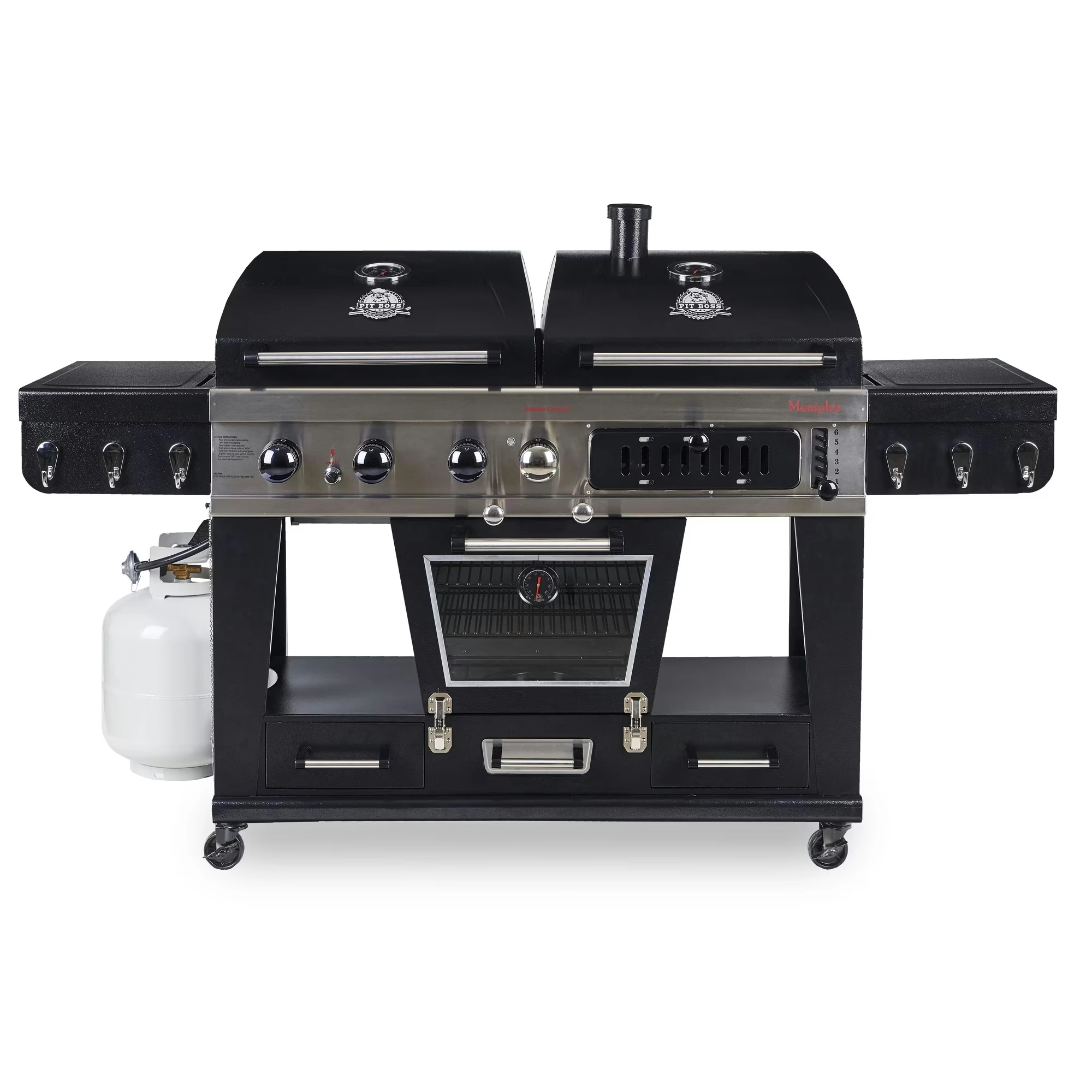 Arvalenti-product-24176-image-1.webp Pit Boss Memphis Ultimate Gas and Charcoal Combo Grill with Electric Smoker - Image 1