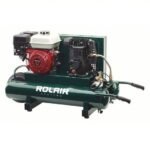 ROLAIR Portable Gas Air Compressor: 1 Stage, 5.5 hp Engine, Honda, 11 cfm @ 90 psi, 9 gal Air Tank