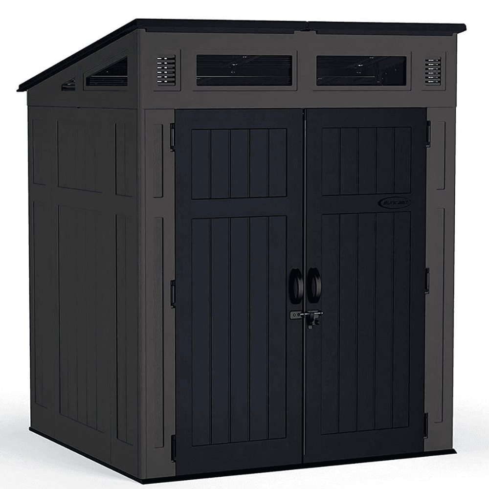 kabooole-product-82-image-1.png Suncast 6-ft x 5-ft Resin Shed Lean-to Resin Storage Shed (Floor Included) - Image 1